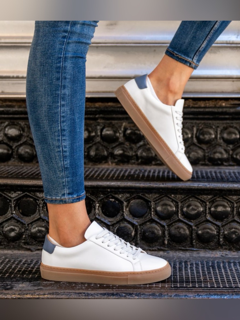 Thursday Boot Co Legacy Low Top Sneakers White with Gum Sole Size 8.5